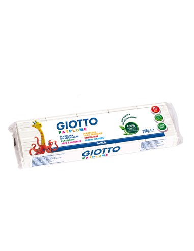 Plasticina Giotto Patplume 350gr Branco