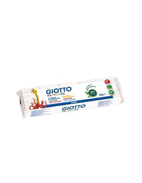 Plasticina Giotto Patplume 350gr Branco