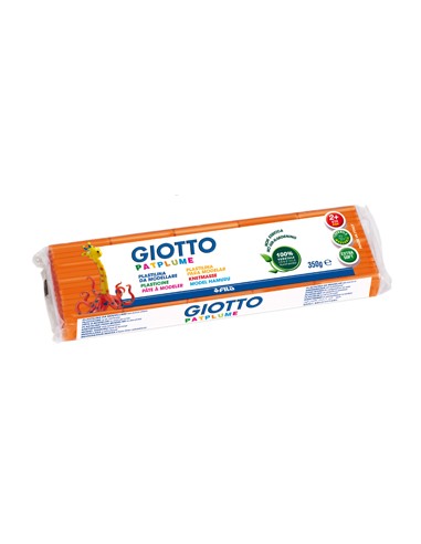 Plasticina Giotto Patplume 350gr Laranja