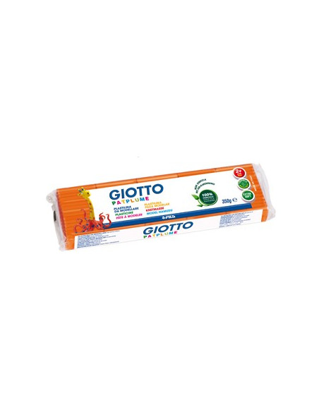 Plasticina Giotto Patplume 350gr Laranja