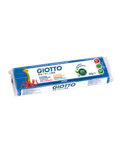 Plasticina Giotto Patplume 350gr Azul Claro