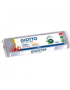 Plasticina Giotto Patplume 350gr Cinza