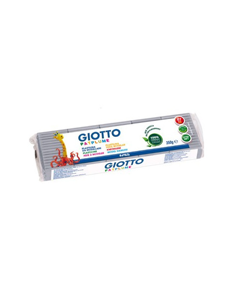 Plasticina Giotto Patplume 350gr Cinza