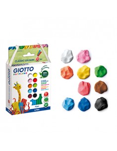 Plasticina Giotto Patplume Conjunto Sortido 10x20gr