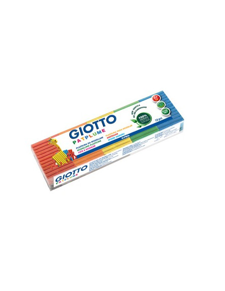Plasticina Giotto Patplume Conjunto Sortido 10x50gr