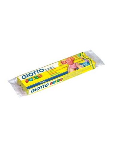 Plasticina Giotto Pongo Soft 450gr Amarelo