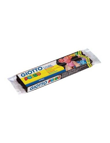 Plasticina Giotto Pongo Soft 450gr Preto