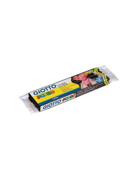 Plasticina Giotto Pongo Soft 450gr Preto