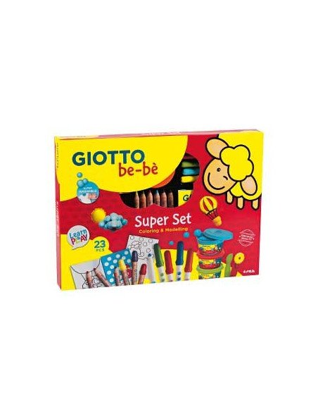 Conjunto Giotto Be-Be p/Colorir e Modelar