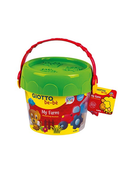 Conjunto Pasta Modelar Giotto Be-Be Balde Farm