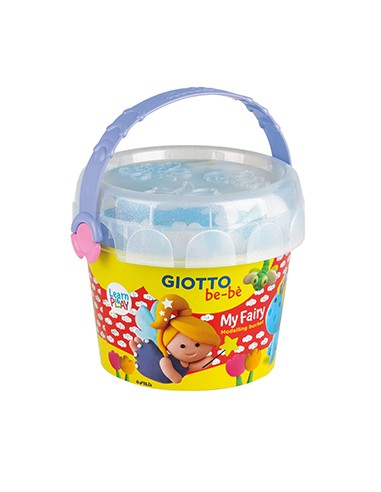 Conjunto Pasta Modelar Giotto Be-Be Balde My Fairy