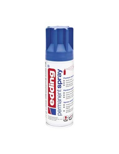 Tinta Acrilica Edding 5200 Spray 200ml Azul Genciana