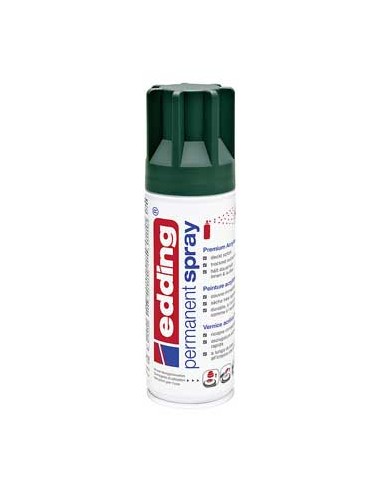 Tinta Acrilica Edding 5200 Spray 200ml Verde Musgo