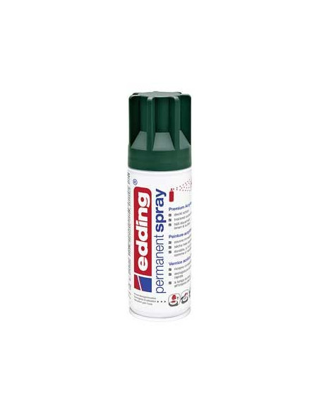 Tinta Acrilica Edding 5200 Spray 200ml Verde Musgo