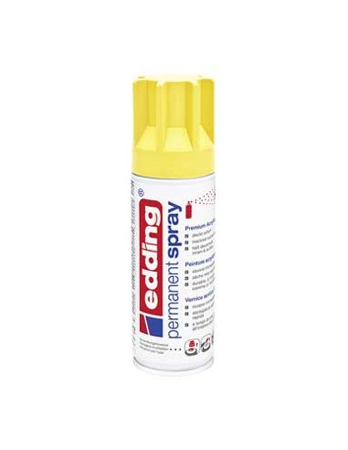 Tinta Acrilica Edding 5200 Spray 200ml Amarelo Trafego