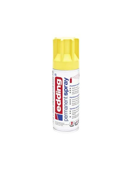 Tinta Acrilica Edding 5200 Spray 200ml Amarelo Trafego