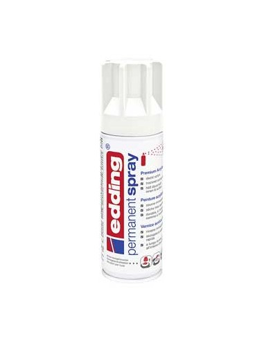 Tinta Acrilica Edding 5200 Spray 200ml Branco Trafego