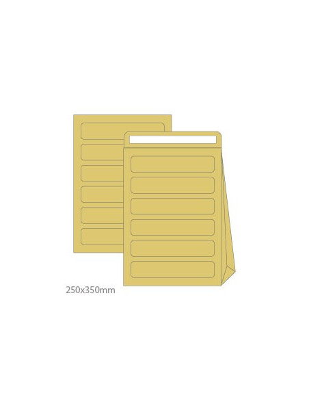 Saco Correio Interno Kraft 250X350mm Pack 10un