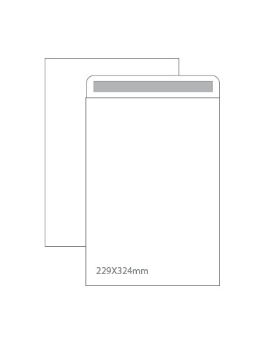 Envelopes Saco 229x324mm Branco 100gr Autodex Cx250un