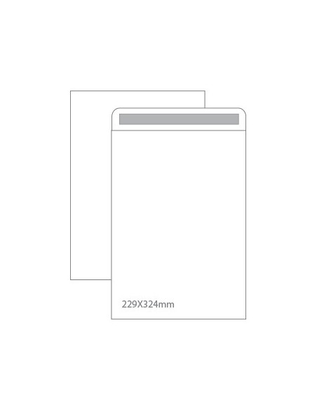 Envelopes Saco 229x324mm Branco 100gr Autodex Cx250un