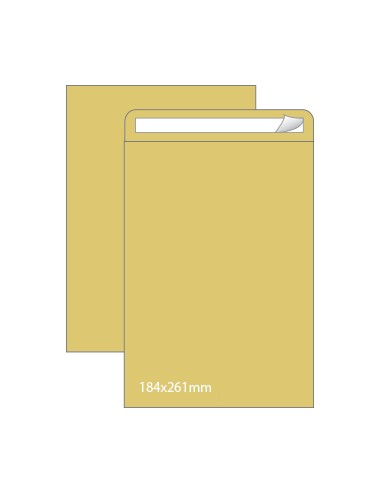 Envelopes Saco 184x261mm Kraft 90gr Autodex Cx250un