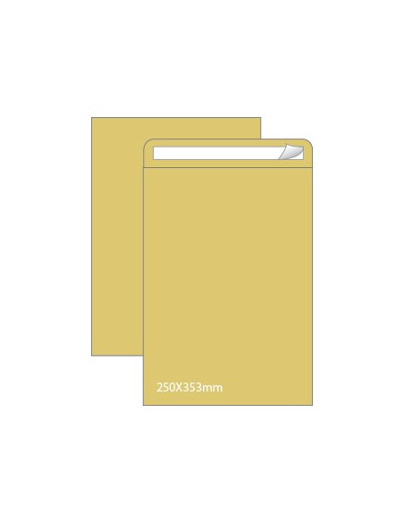 Envelopes Saco 250x353mm Kraft 90gr Autodex Cx250un