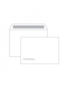 Envelopes 114x162mm CX500Un AUTODEX Branco C6  90gr