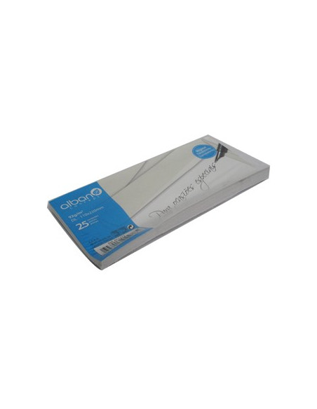 Envelopes 110x220mm s/janela Vegetal Transparente Cx 25un
