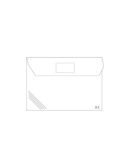 Envelope A5 Pvc Translucido com Visor - Transparente Pk10