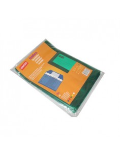 Envelope A5 Pvc Translucido com Visor - Verde Pk10