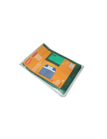 Envelope A5 Pvc Translucido com Visor - Verde Pk10