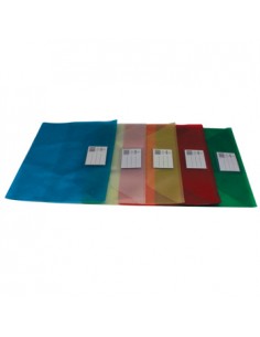 Envelope A4 Pvc Translucido com Visor - Vermelho