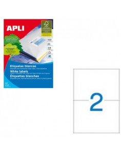 Etiquetas 210x148 Apli 100 Folhas A4 200un