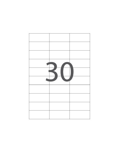 Etiquetas 70x30 Apli 100 Folhas A4 2700un