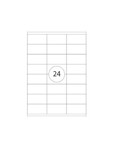 Etiquetas 70x35 Apli 100 Folhas A4 2400un