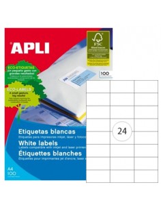 Etiquetas 70x37 Apli01273 100 Folhas 2400un