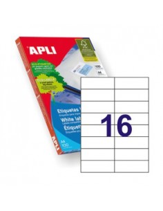 Etiquetas 105x37mm 100 Folhas 1600un