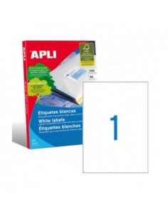 Etiquetas 210x297 Apli 100 Folhas A4 100un
