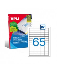 Etiquetas 38x21,2 Apli 01283 100 Folhas 6500un