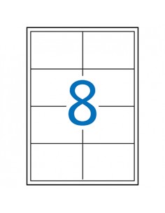 Etiquetas 97x67,7 Apli 100 Folhas A4 800un