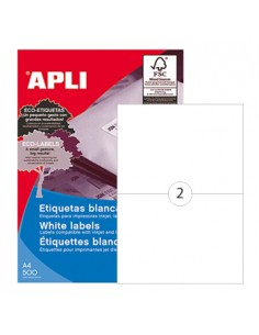 Etiquetas 210x148 Apli 500 Folhas A4 1000un