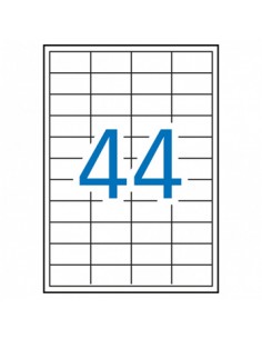 Etiquetas 48,5x25,4 Apli 500 Folhas A4 22000un
