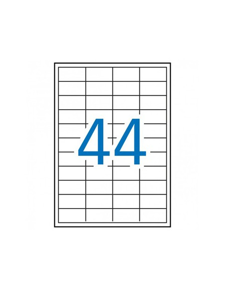 Etiquetas 48,5x25,4 Apli 500 Folhas A4 22000un