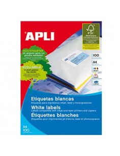 Etiquetas 105x48 Apli 100 Folhas A4 1200un
