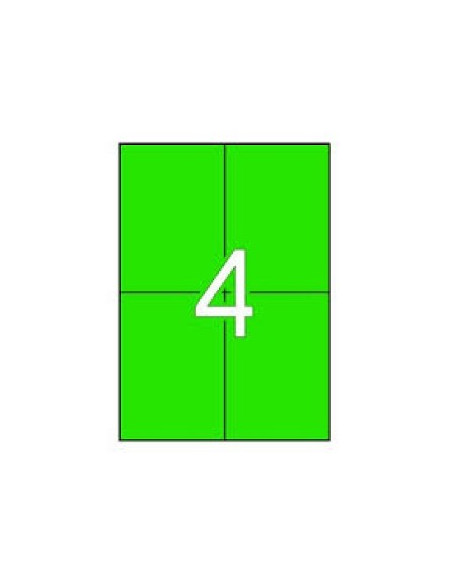 Etiquetas 105x148 Apli 20 Folhas A4 80un Verde