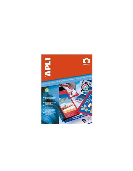 Etiquetas 199,6x289 brancas brilhantes ,10 A4 10un (Inkjet/