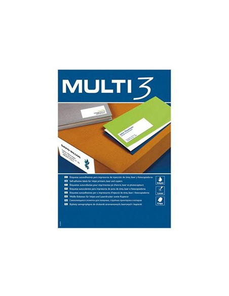 Etiquetas 70x35 Multi3 100 Folhas A4 2400un