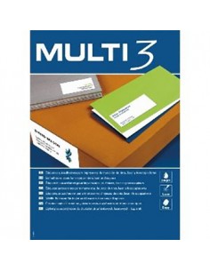 Etiquetas 99,1x38,1 Multi3 100 Folhas 1400un