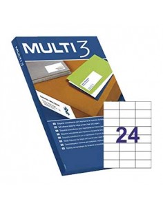 Etiquetas 70x37 Multi3 100 Folhas A4 2400un
