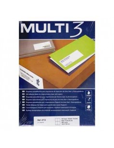 Etiquetas 105x148 Multi3 100 Folhas A4 400un